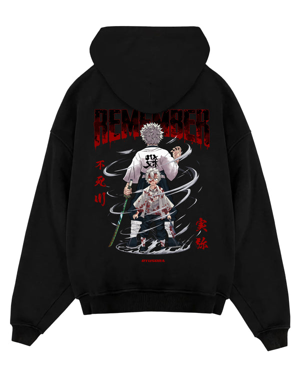 "Sanemi X Remember" Oversize Hoodie