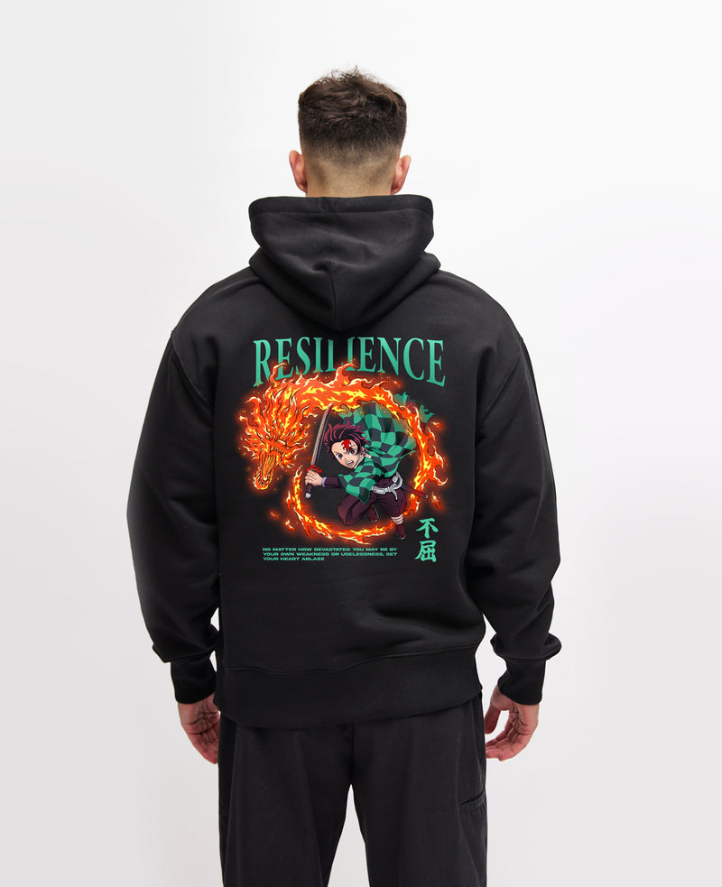 "Tanjiro X Resilience" Oversize Hoodie