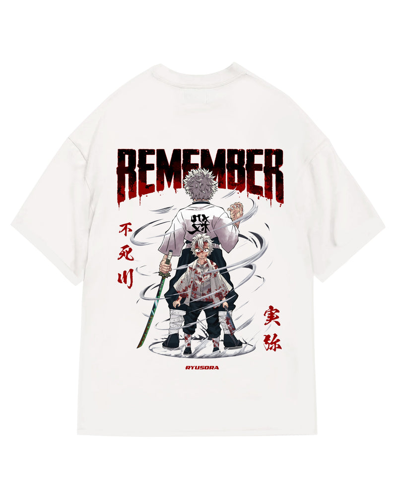 "Sanemi X Remember" Oversize T-Shirt