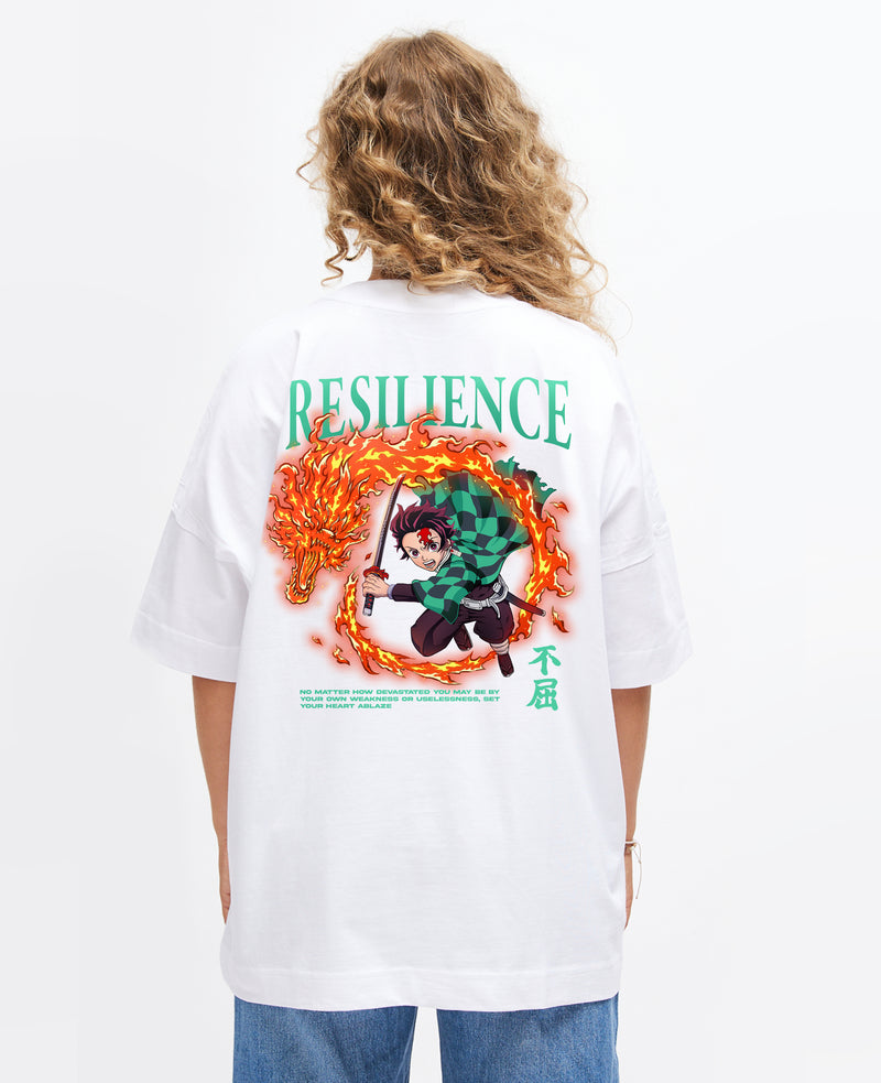 "Tanjiro X Resilience" Oversize T-Shirt