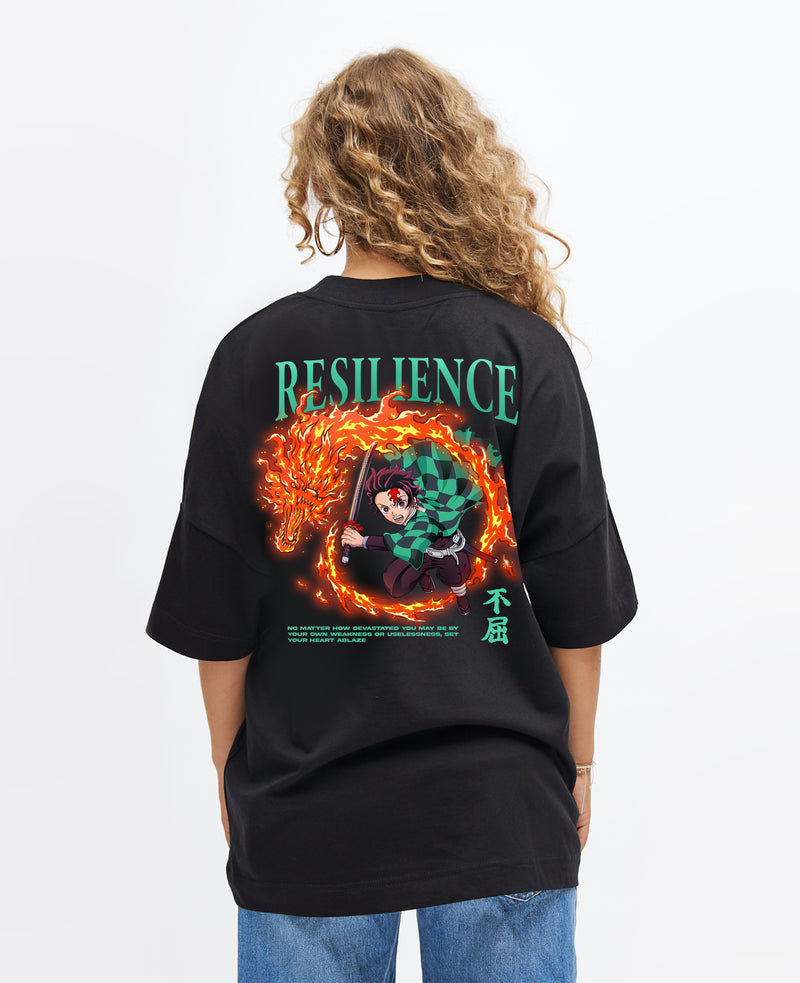 "Tanjiro X Resilience" Oversize T-Shirt